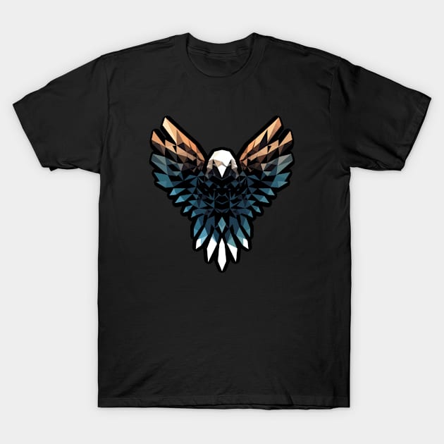 A geometrical eagle T-Shirt by TVEX19